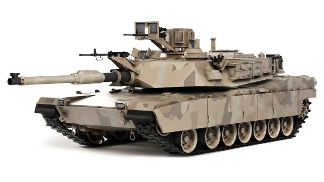 Tank Abrams M1A2 2016 3D Model .c4d .max .obj .3ds .fbx .stl .blend 