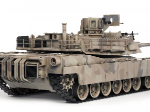 Tank Abrams M1A2 2016 3D Model