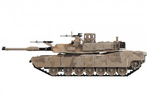 Tank Abrams M1A2 2016 3D Model