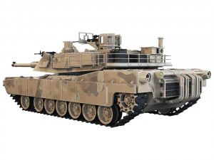 Tank Abrams M1A2 2016 3D Model