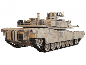 Tank Abrams M1A2 2016 Model 3D