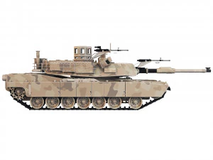 Tank Abrams M1A2 2016 3D Model