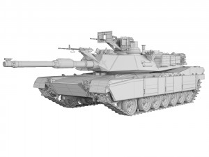 Tank Abrams M1A2 2016 Model 3D