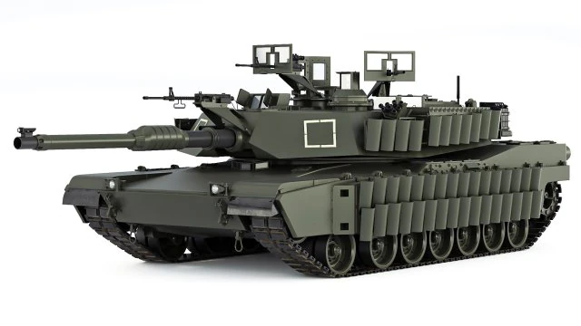 Tank Abrams M1A2 SEP TUSK II 2020 3D Model .c4d .max .obj .3ds .fbx .stl .blend
