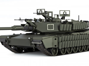 Tank Abrams M1A2 SEP TUSK II 2020 3D Model
