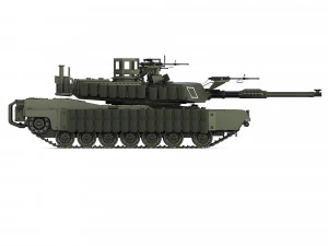 Tank Abrams M1A2 SEP TUSK II 2020 3D Model