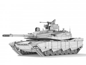 Tank Abrams-X 2022 3D Model