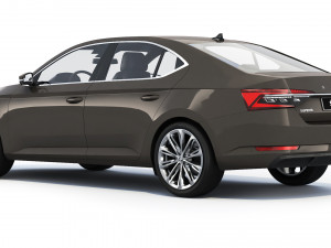 Skoda Superb iV 2020 3D Model