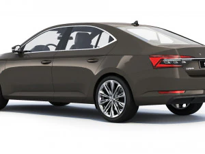 Skoda Superb iV 2020 3D Model