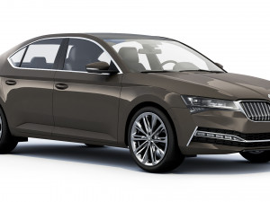 Skoda Superb iV 2020 3D Model