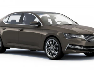 Skoda Superb iV 2020 3D Model