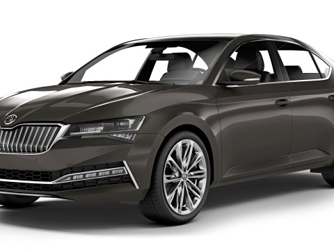 Skoda Superb iV 2020 3D Model