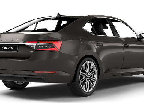 Skoda Superb iV 2020 3D Model