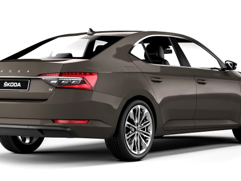 Skoda Superb iV 2020 3D Model