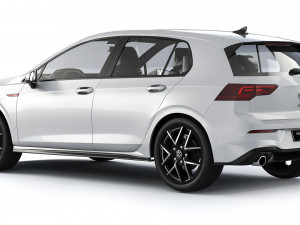 Volkswagen Golf VIII GTI 2020 3D Модель