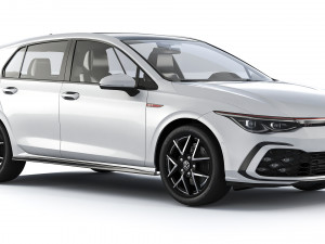 Volkswagen Golf VIII GTI 2020 3D Модель