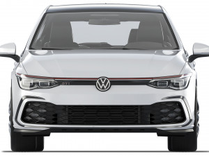 Volkswagen Golf VIII GTI 2020 3D Модель
