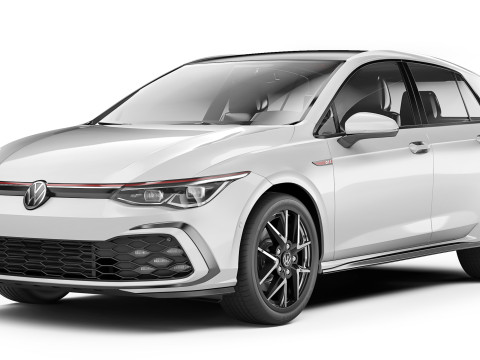 Volkswagen Golf VIII GTI 2020 Model 3D