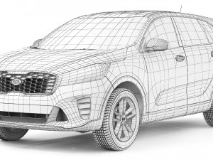 KIA Sorento 2019 3D Model