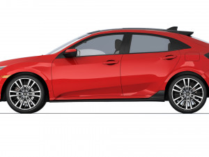 Honda Civic Hatchback 2020 3Dモデル
