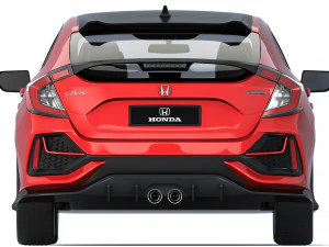 Honda Civic Hatchback 2020 3D Model