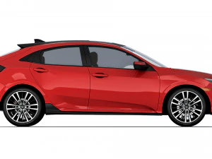 Honda Civic Hatchback 2020 3D Model
