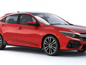 Honda Civic Hatchback 2020 3D Model