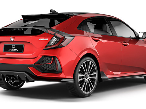 Honda Civic Hatchback 2020 3Dモデル