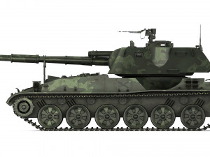 SPH 2S3 Akatsiya 1980 3D Model