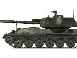 SPH 2S3 Akatsiya 1980 3D Model