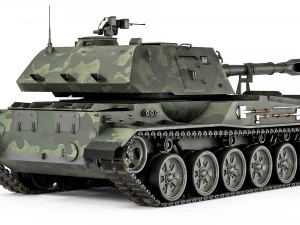 SPH 2S3 Akatsiya 1980 3D Model