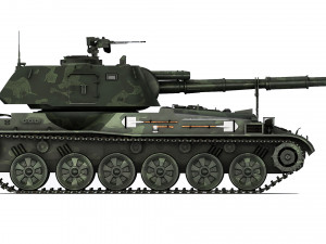 SPH 2S3 Akatsiya 1980 3D Model