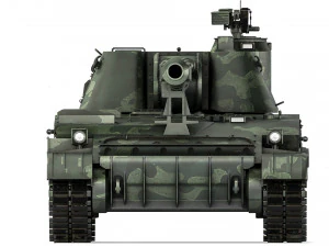 SPH 2S3 Akatsiya 1980 3D Model