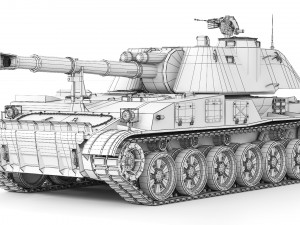 SPH 2S3 Akatsiya 1980 3D Model