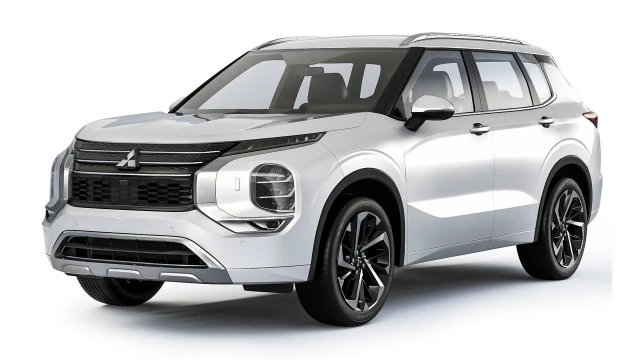 Mitsubishi Outlander 2022 3D Model .c4d .max .obj .3ds .fbx .stl .blend 
