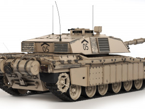 Tank Challenger 2 2010 3D मॉडल