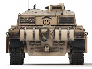 Tank Challenger 2 2010 3D मॉडल