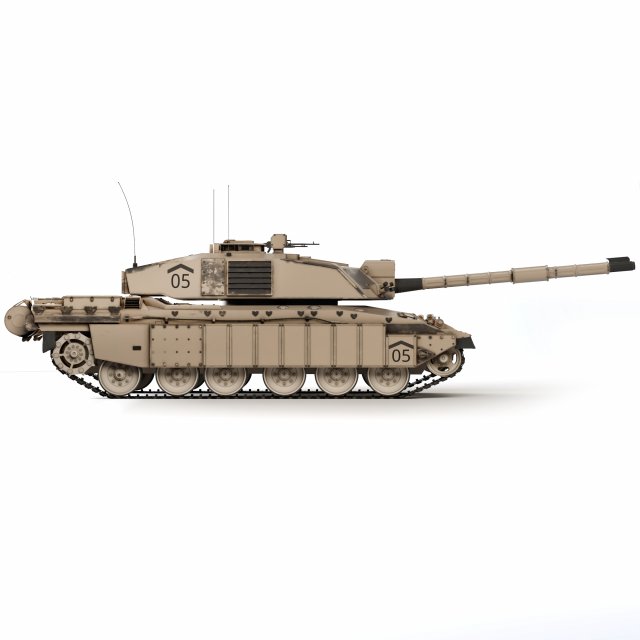 Download Tank Challenger 2 2010 3D Model