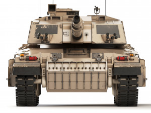 Tank Challenger 2 2010 3D मॉडल