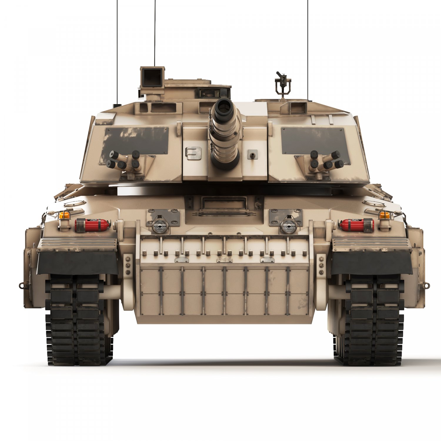 Tank Challenger 2 2010 3D Model in Tank 3DExport