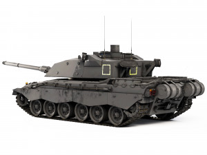 Tank Challenger 3 2022 3D 모델