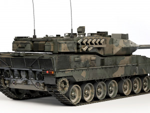 Tank Leopard 2A7 2006 Modelo 3D