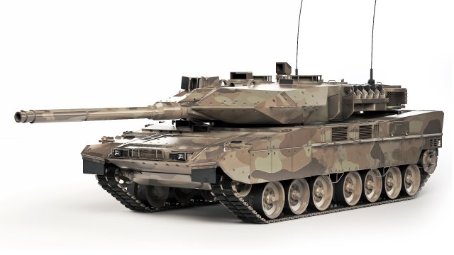 Tank Leopard 2A7V 2016 3D Модель .c4d .max .obj .3ds .fbx .stl .blend 