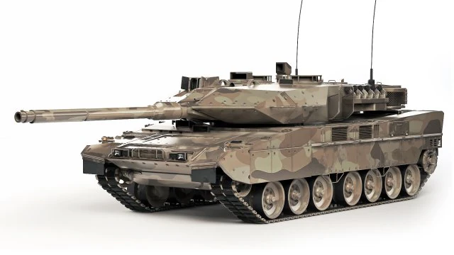 Tank Leopard 2A7V 2016 3D Model .c4d .max .obj .3ds .fbx .stl .blend 