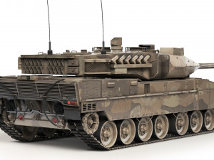 Tank Leopard 2A7V 2016 3D Модель