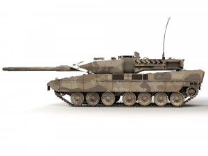 Tank Leopard 2A7V 2016 3D Model