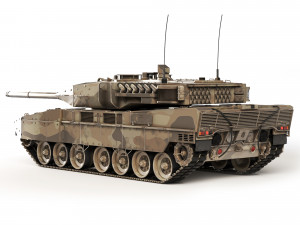 Tank Leopard 2A7V 2016 3D Модель