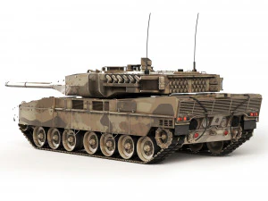 Tank Leopard 2A7V 2016 3D Model