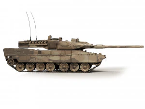 Tank Leopard 2A7V 2016 3D Model