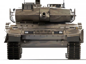 Tank Leopard 2A7V 2016 3D Model